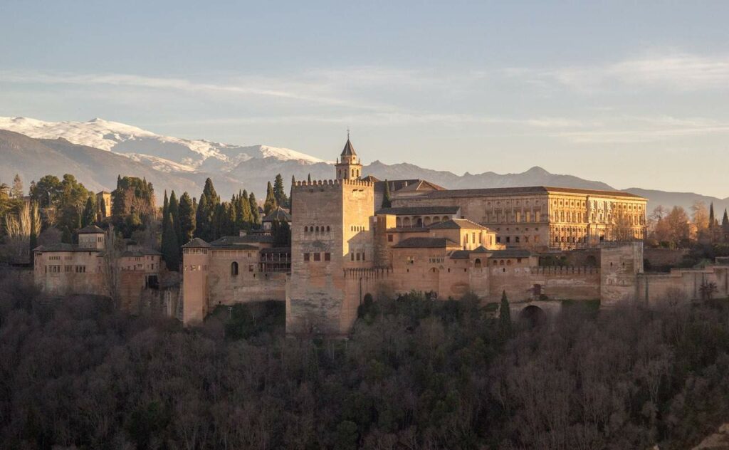 alhambra, granada, sunset-3098633.jpg