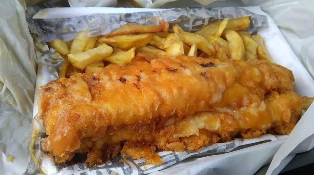 fish and chips, food, fast food