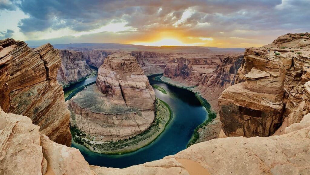 utah, horseshoe bend, canyon, grand canyon